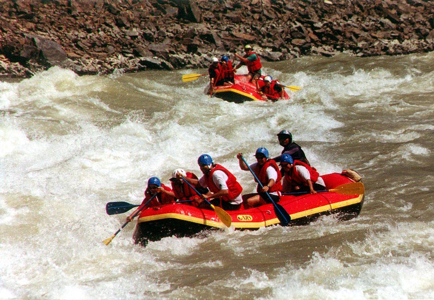 Rafting in the Ganges