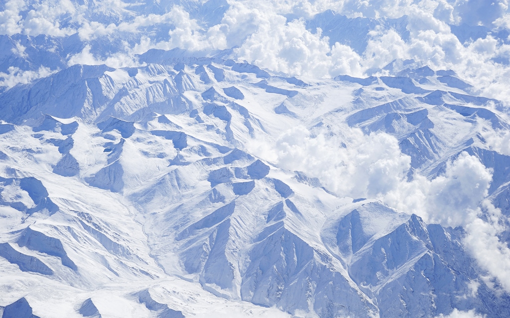 Aerial View of the Himalayas
