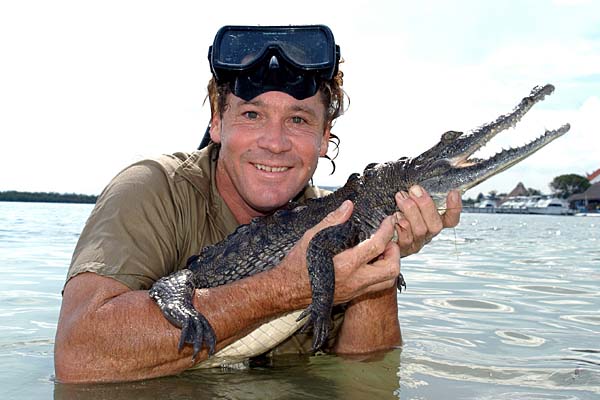Crocodile Hunter Steve Irwin.
