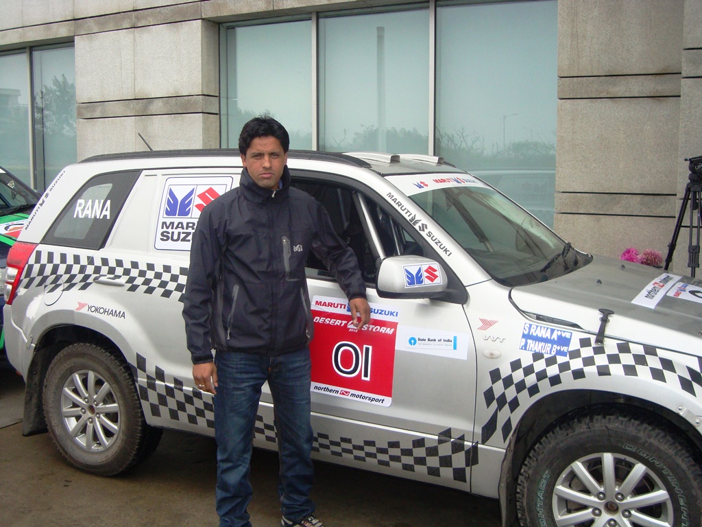 Desert Storm 2013 winner Suresh Rana (Team Maruti)