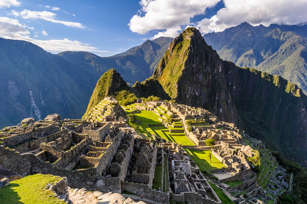 The ancient city of Machu Picchu