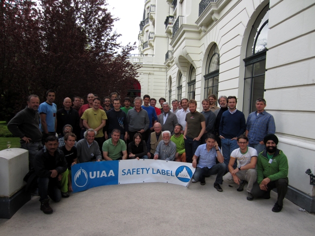 Adventure Nation Guru Amit Chowdhury with the other UIAA members at Chamonix, France