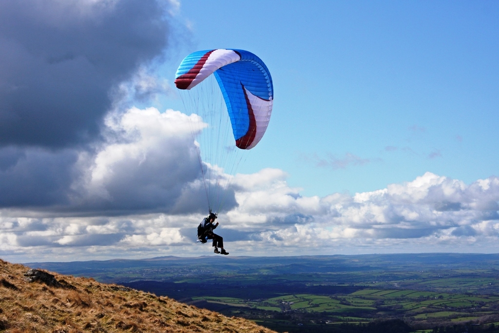 Paragliding in Kamshet, Maharshtra