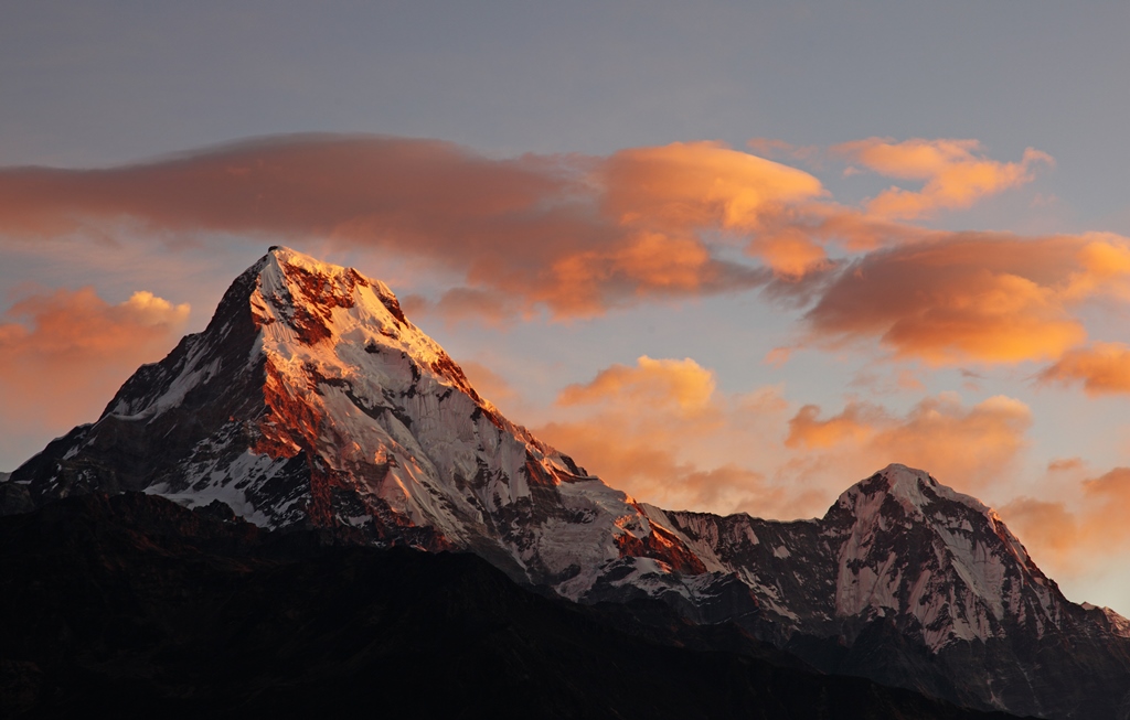 Majestic view of the Annapurna