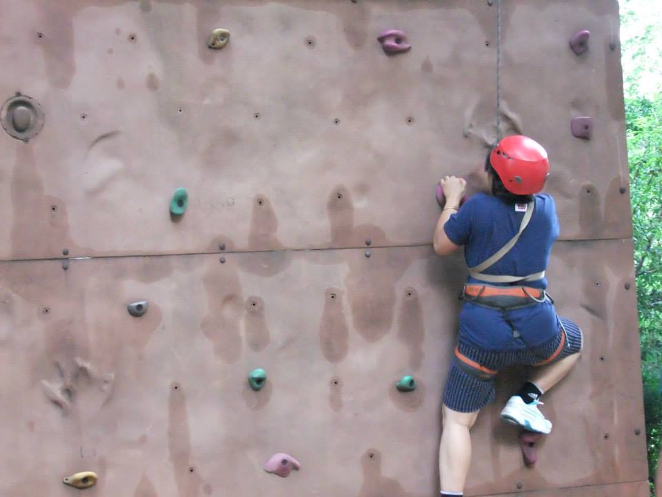 Rock climbing