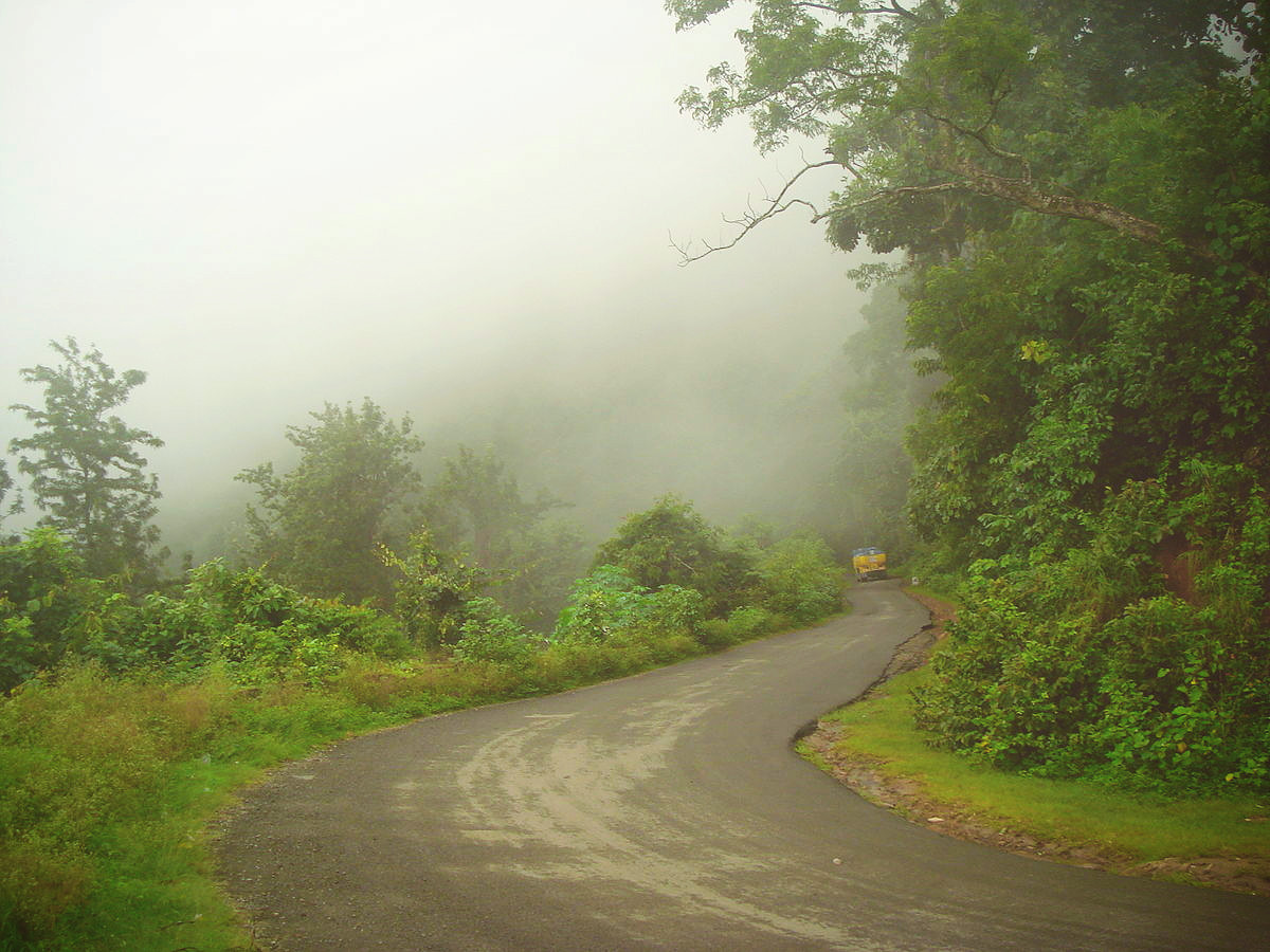 Road from Visakhapatnam to Araku valley