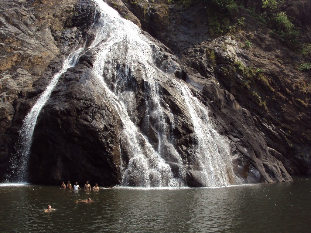 Dudhsagar Falls on the Goa Karnataka Border