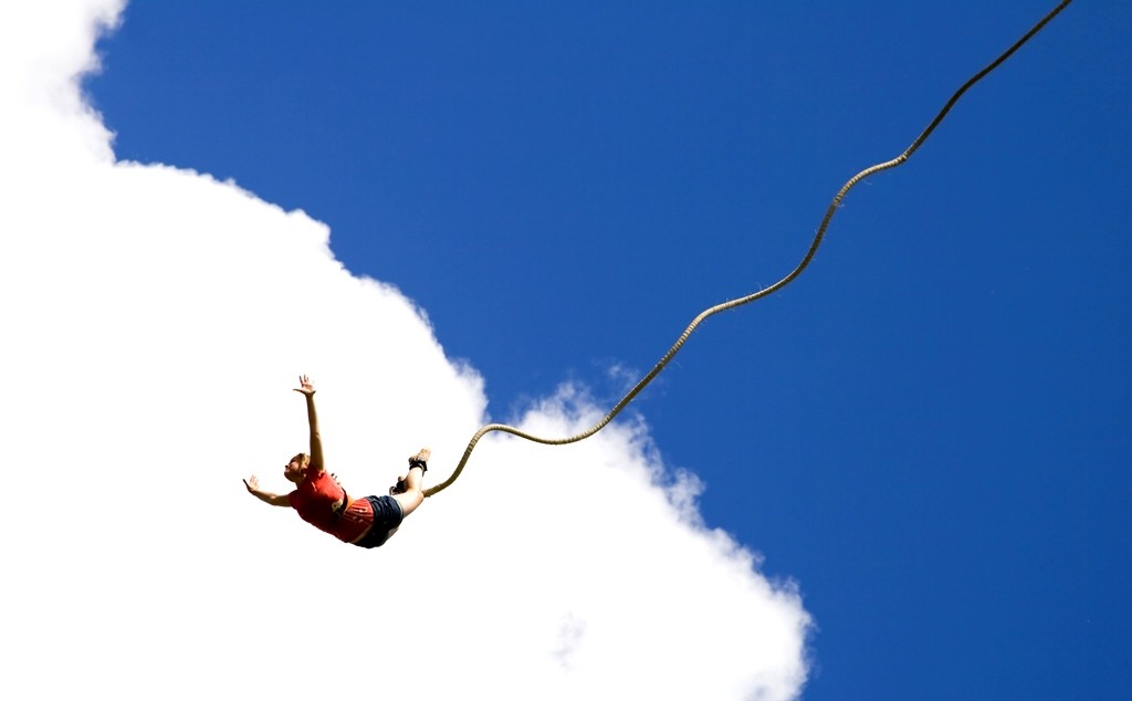 One of the most adrenaline pumping activities - Bungee Jumping!