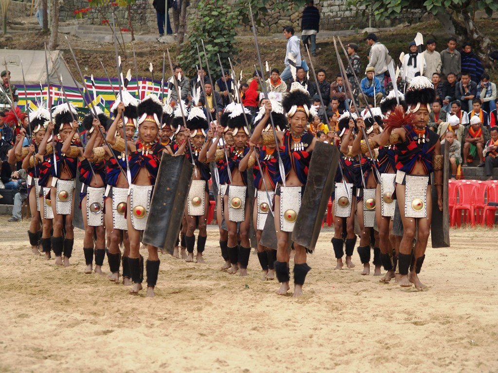 Dance performance at the Hornbill Festival