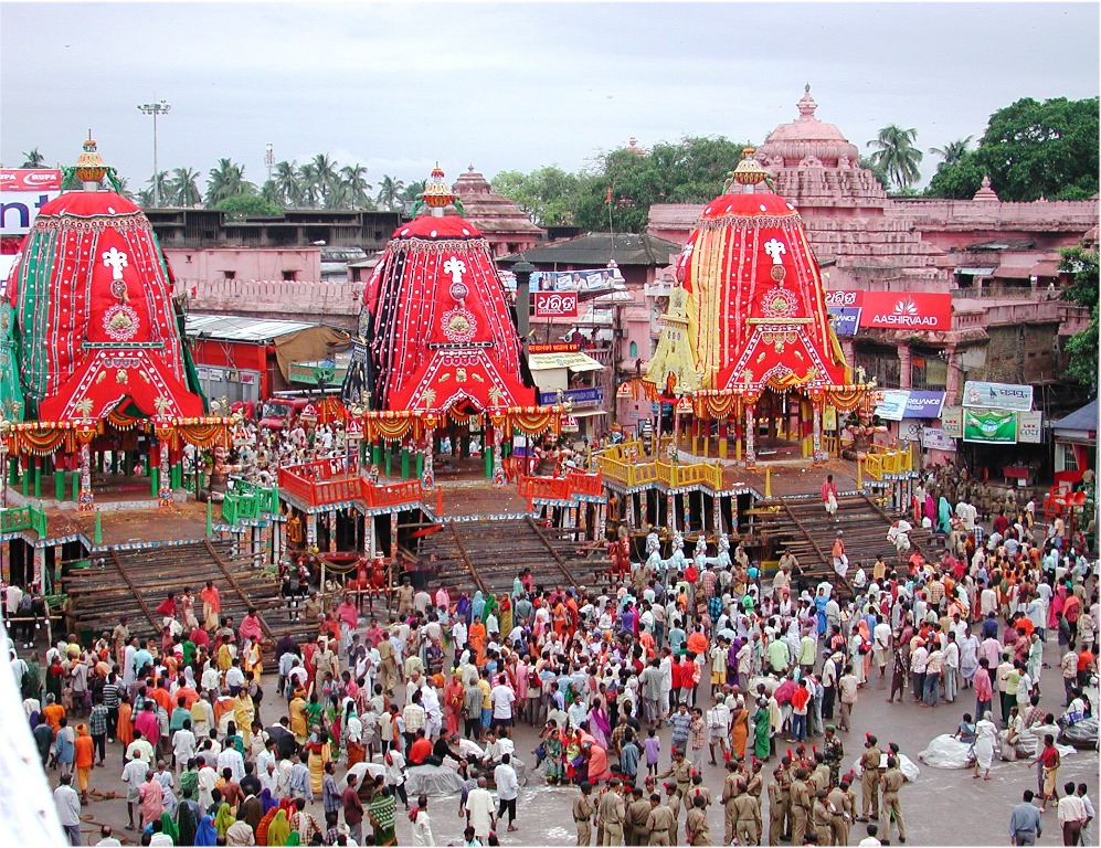 Celebrations during the Puri Rath Yatra