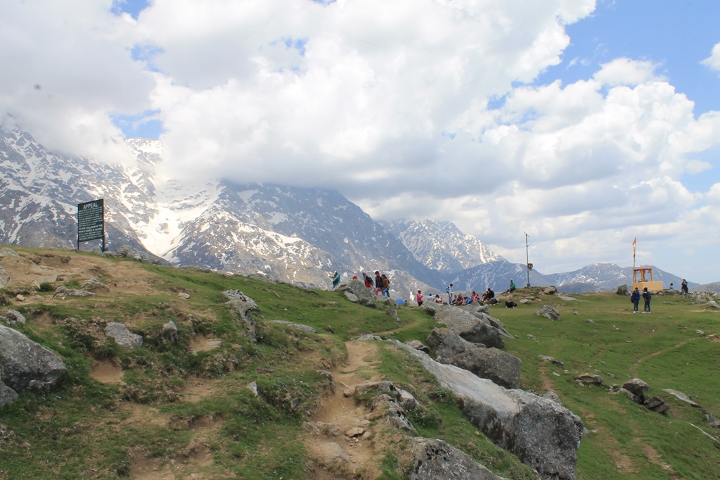 Triund top view!