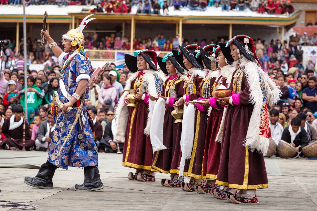 celebration at hemis festival