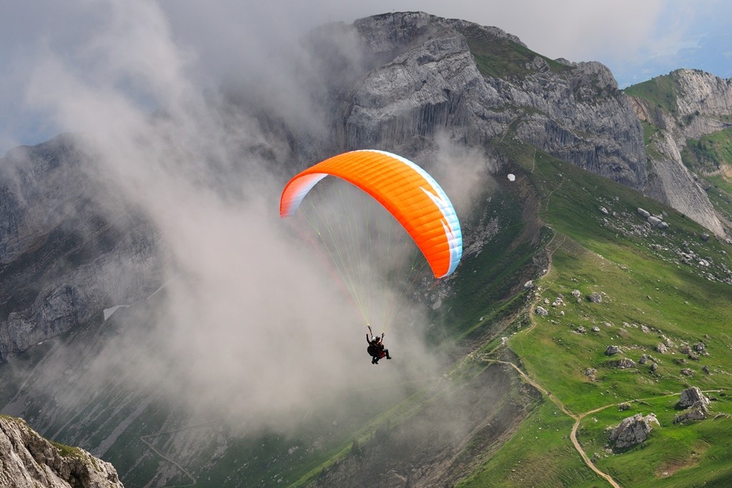 Paragliding gives you the freedom to fly!