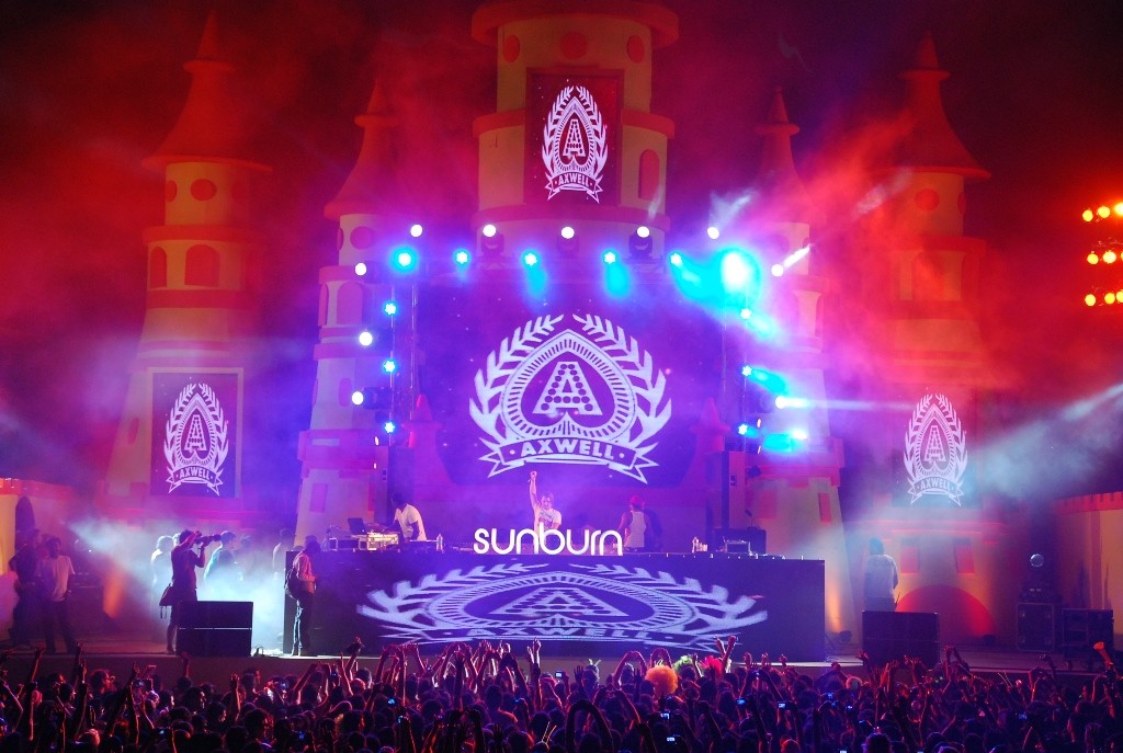 Electric atmosphere at the Sunburn Festival Goa