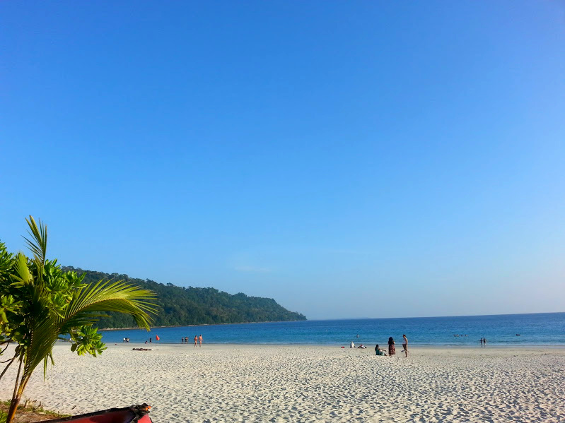 Frolicking around on the Radhanagar Beach in Andamans!