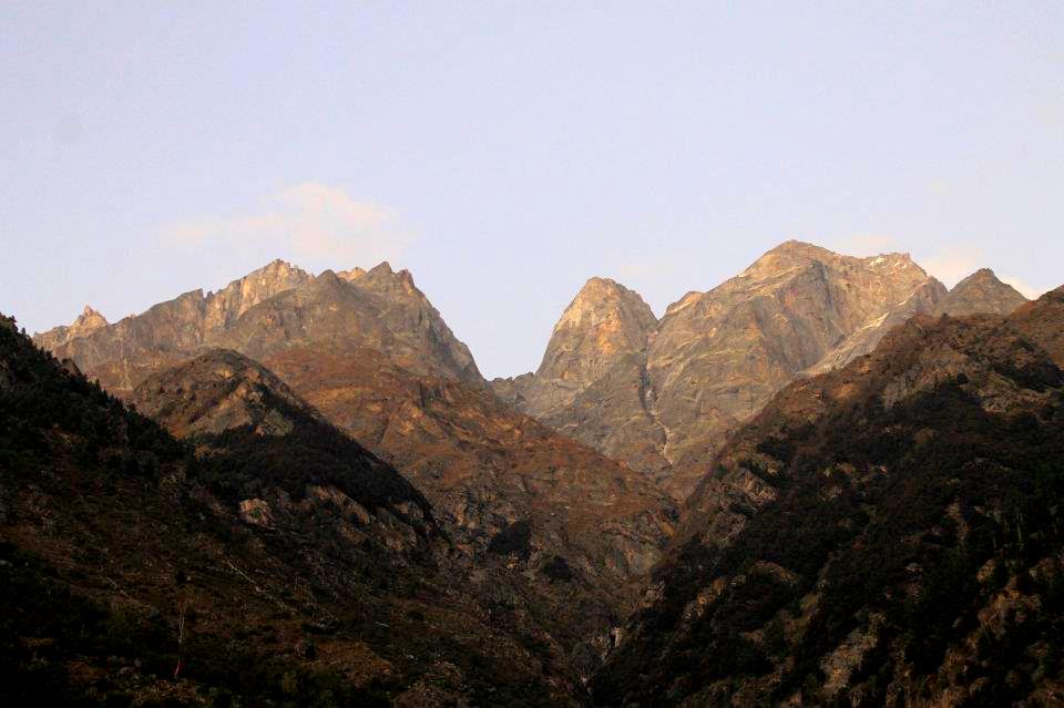 Chocolate colored mountains from the Spiti Valley - One of my first clicks on my first solo trip!