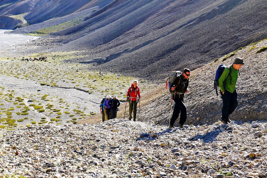 En route Parang La in Spiti Valley