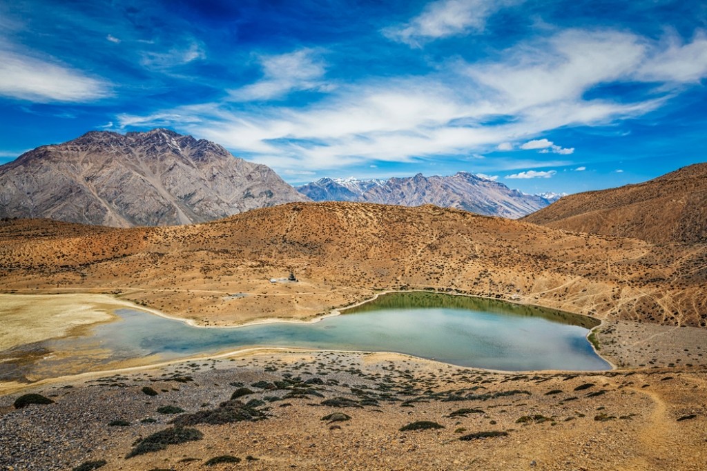Dhankar Lake in Spiti