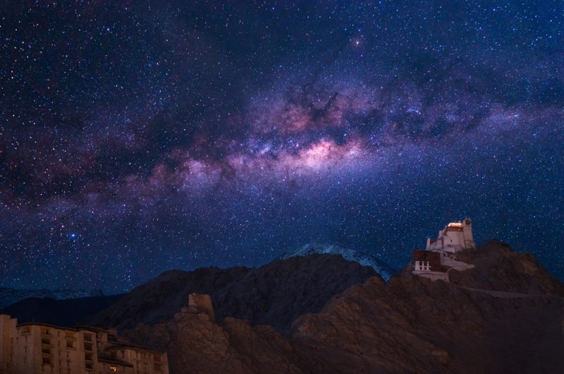 A starry night in Ladakh