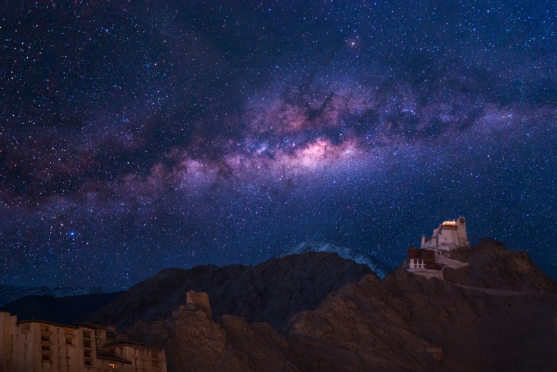 A starry night in Ladakh