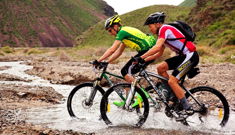 Cycling in mountains