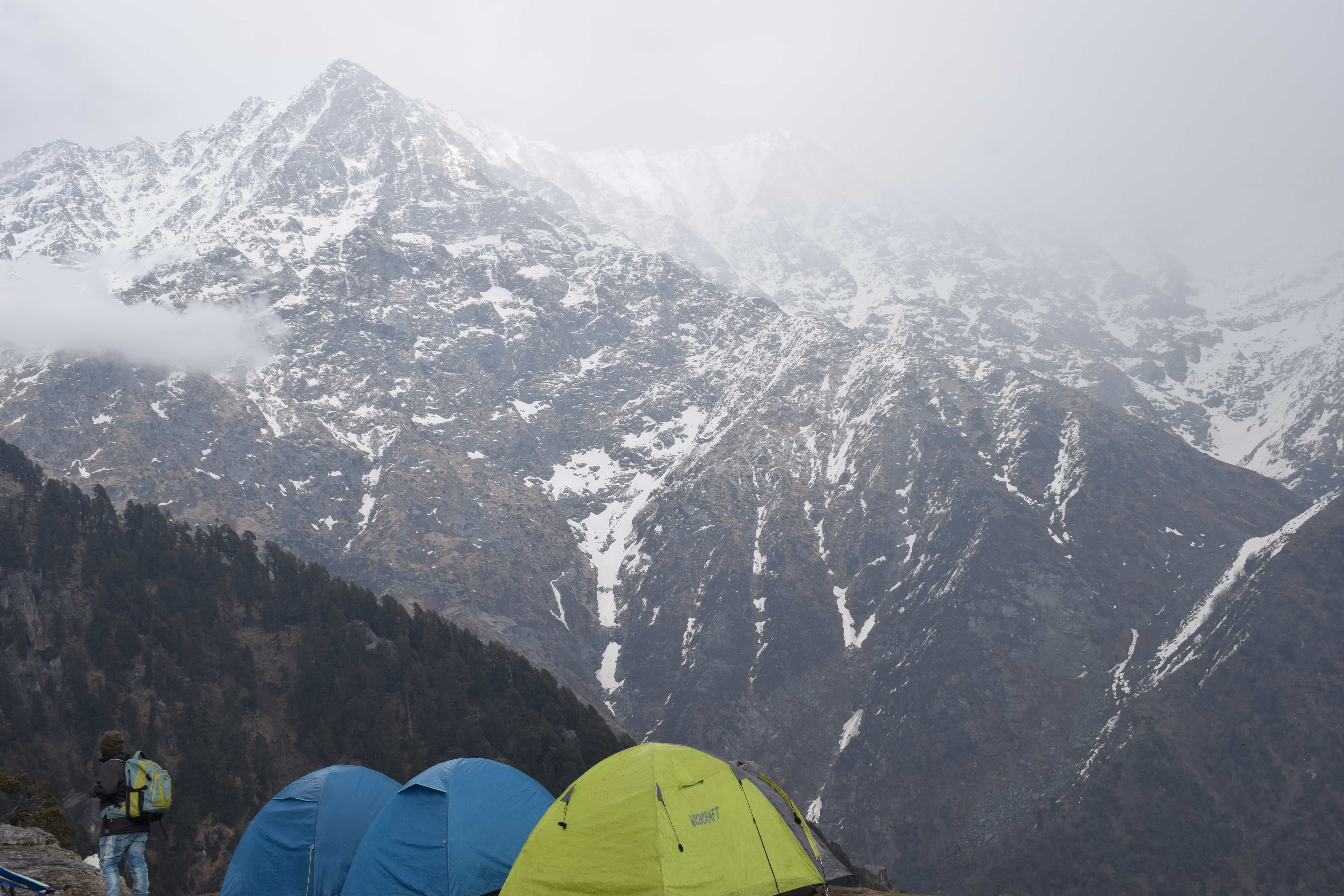 Camping at the most serene site