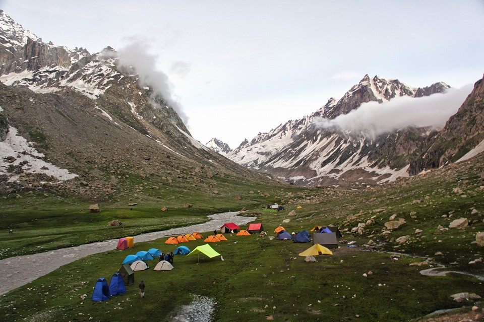 In picture, Hampta Pass