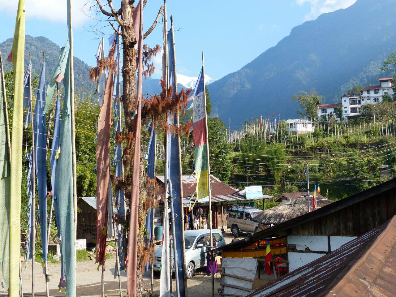 Yuksom; get a cultural fix on the trek as you get to interact closely with the locals 