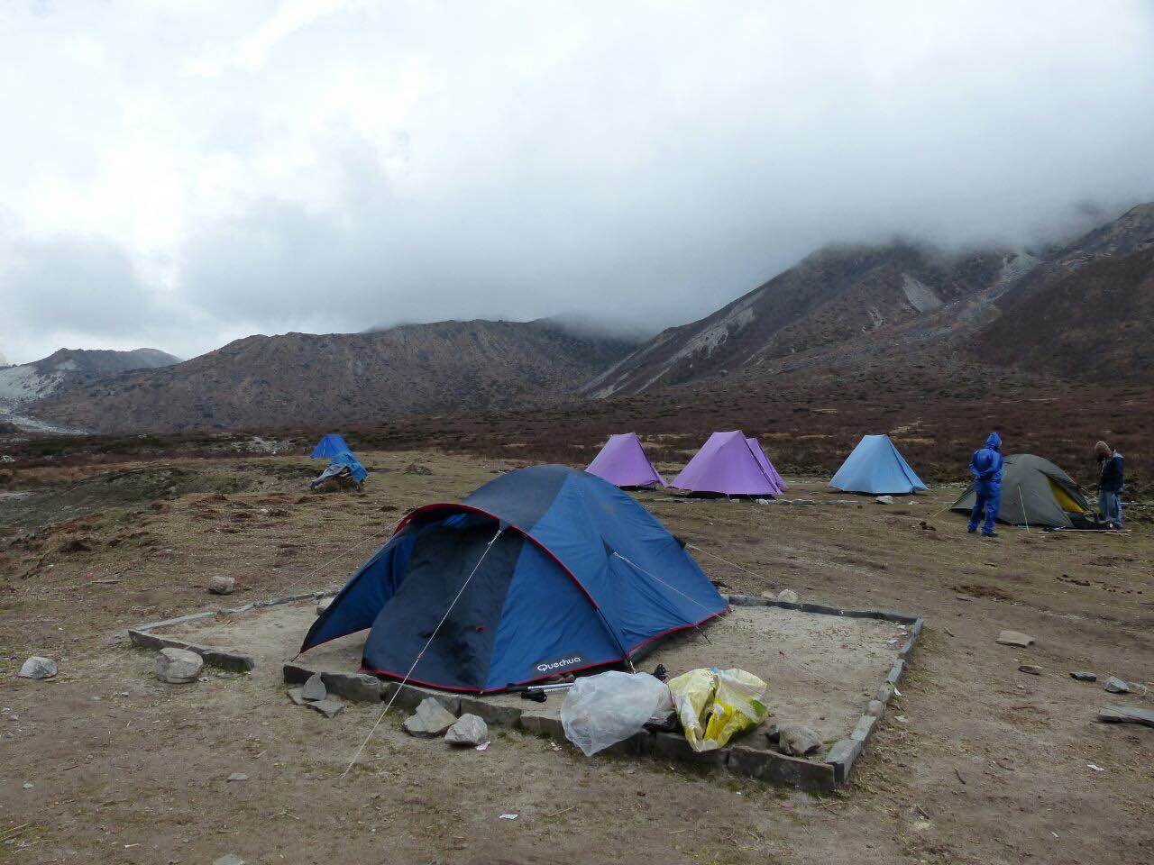 Camping on the Goecha La trek