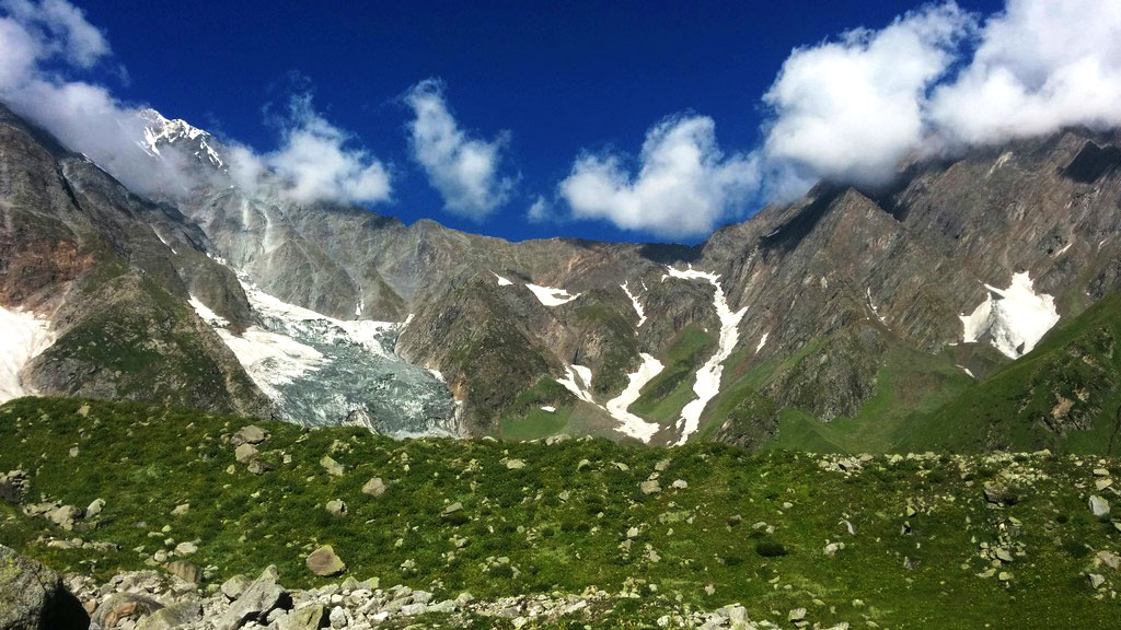Expansive meadows and exotic flora and fauna of the Himalayas